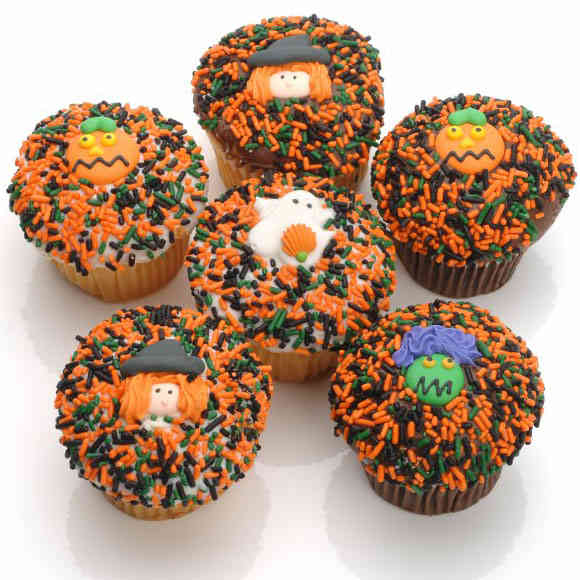 Assorted Halloween Cupcakes