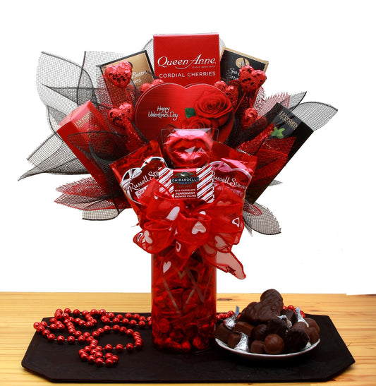 You're My Hearts Desire Chocolate Valentine Bouquet