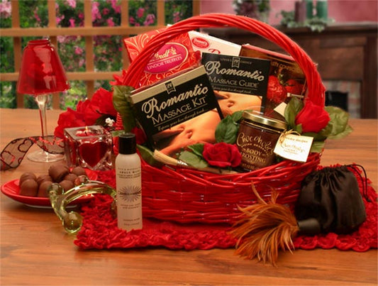 Romantic Massage Romance  Gift Basket